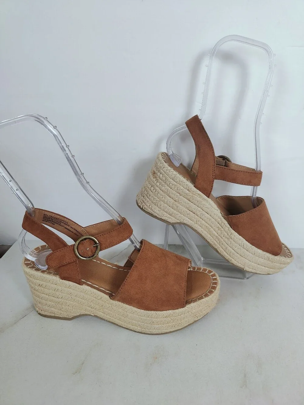 Universal Thread Morgan Espadrille Platform Wedge Sandals, Sz 8.5